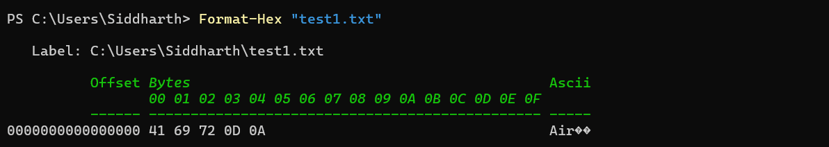 Checking the Bytes